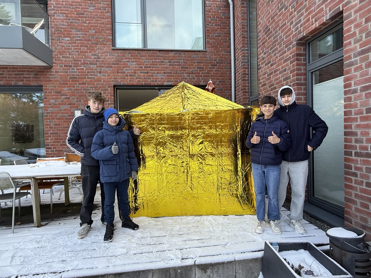 Weiterer Baufortschritt am Unearthed Tent